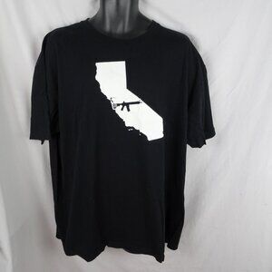 Next Level Apparel California Black Shirt Size 3XL